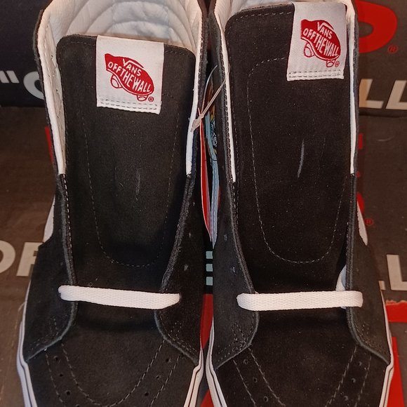 Vans Sk8-Hi Santa Flame Suede Canvas Black  Men's 9.5/Women's 11 VN0A5HZZA5P - Picture 6 of 14